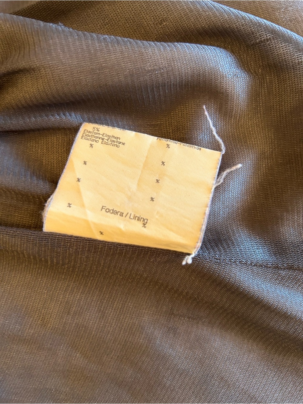 Fendi Jeans Made in Italy Silver Technical Zip Jacket Women’s Large IT 52 - Picture 14 of 14